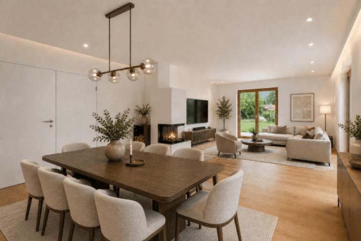 Wohnzimmer Visualisiert KI