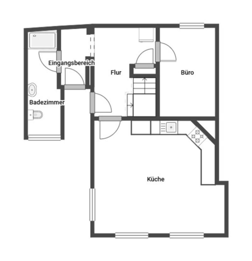 Grundriss Skizze EG