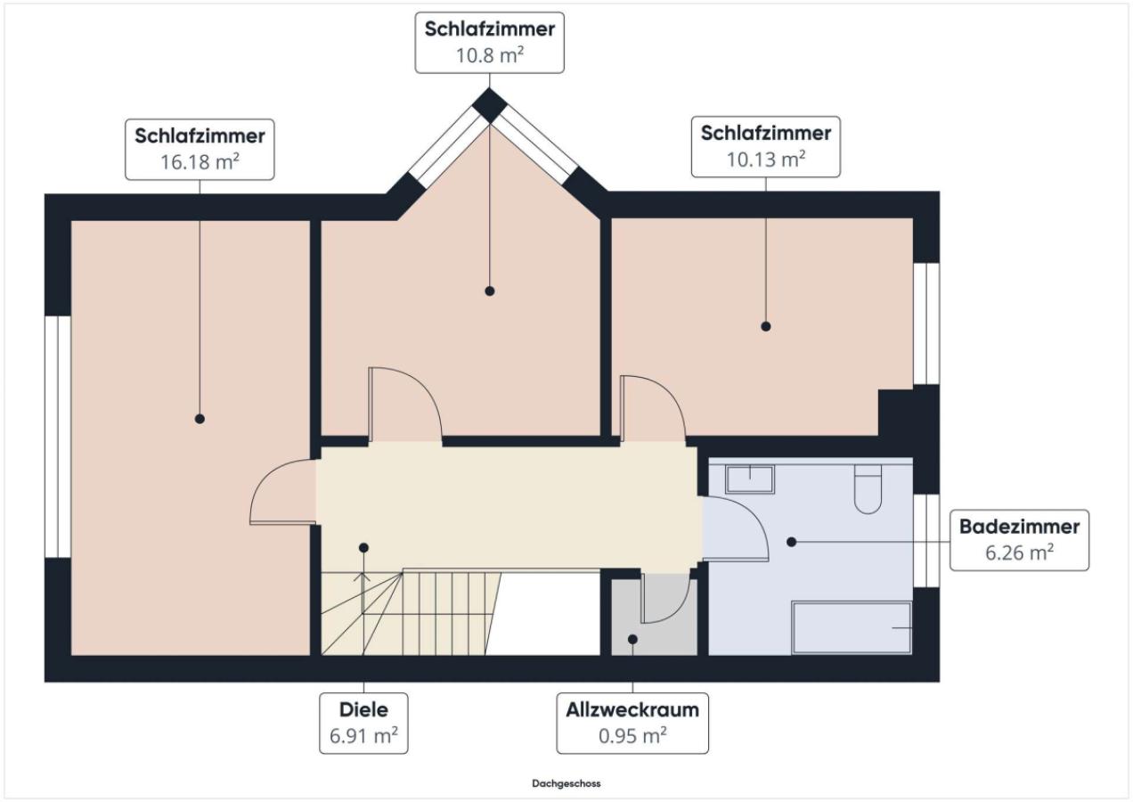 Grundriss Dachgeschoss