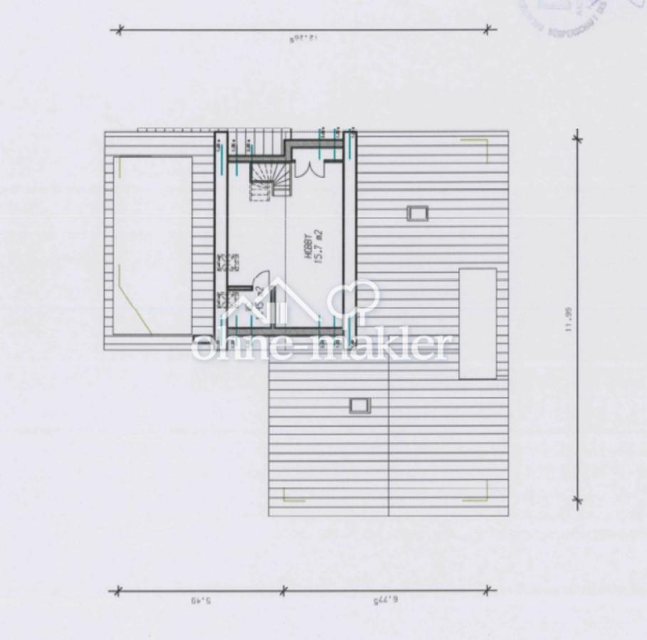 Grundriss Dachboden