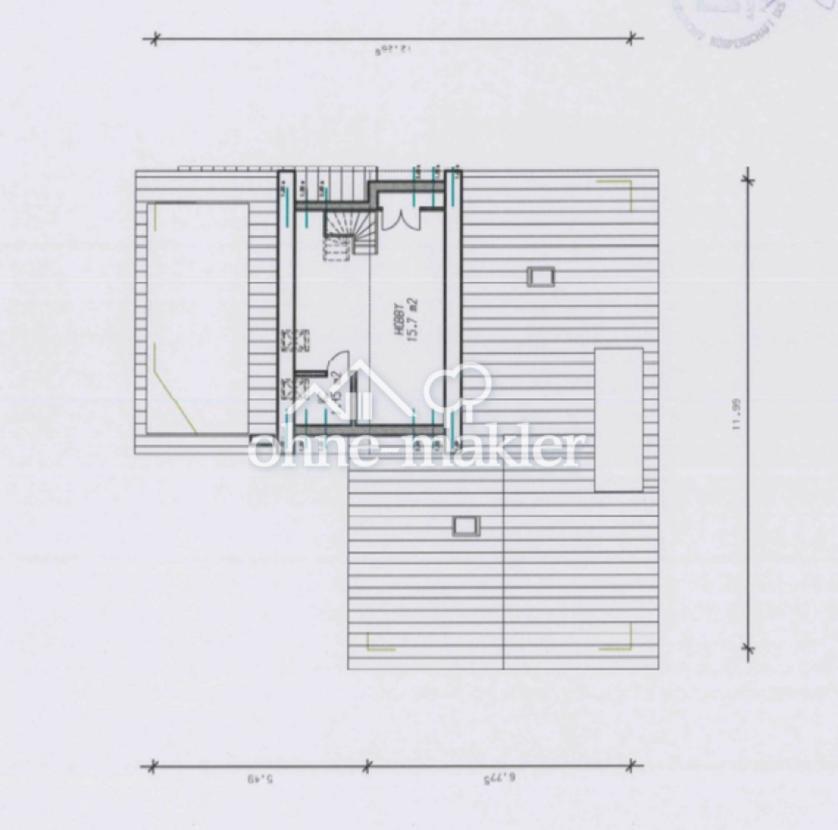 Grundriss Dachboden