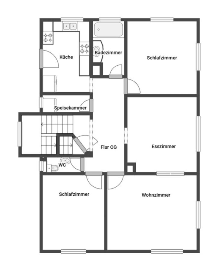 Grundriss Skizze OG