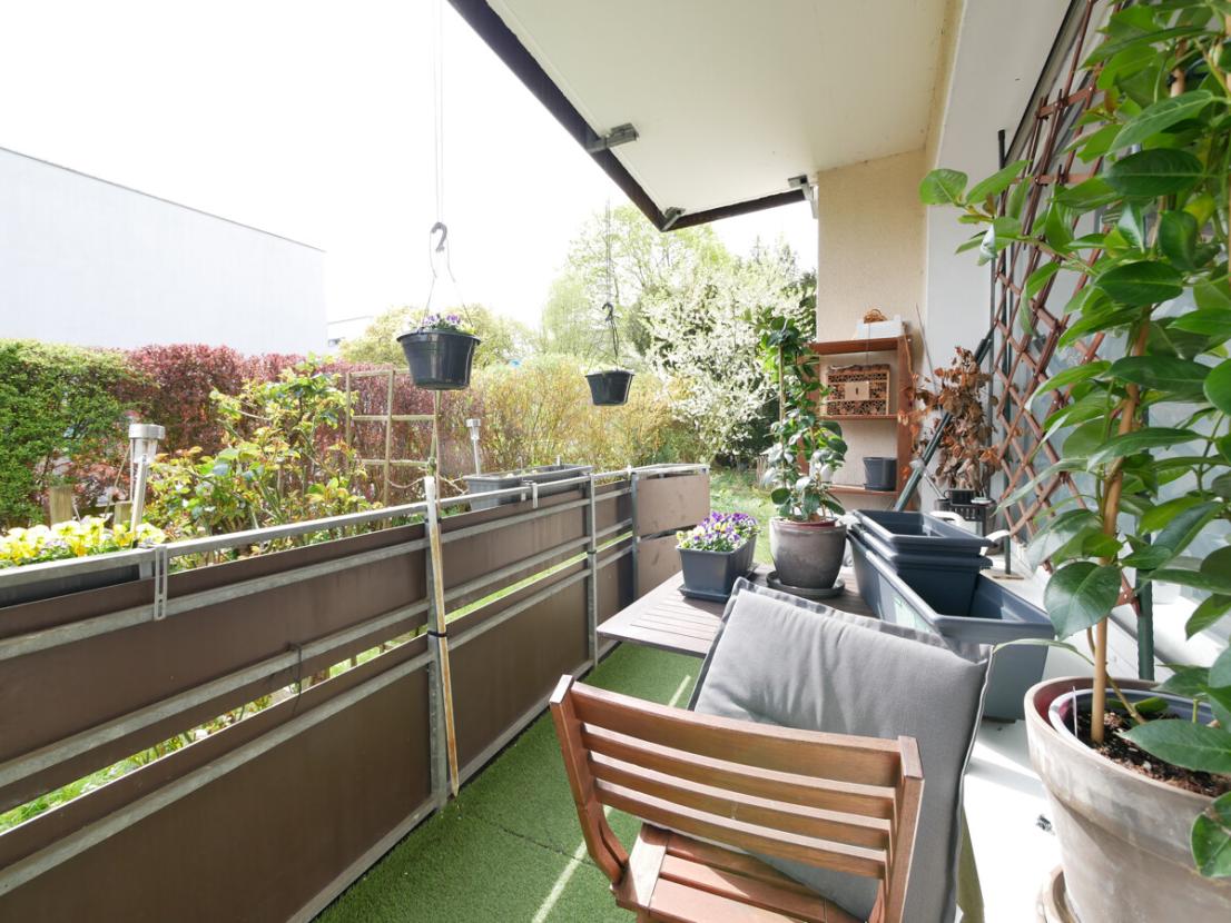 Erdgeschoss links - Balkon