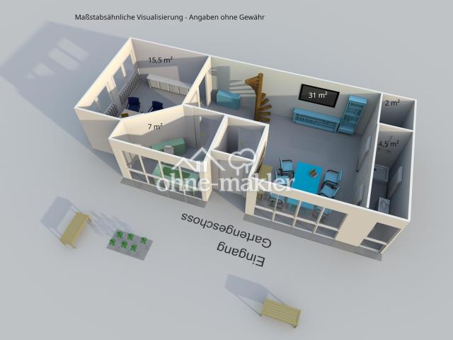 3D Gartengeschoss