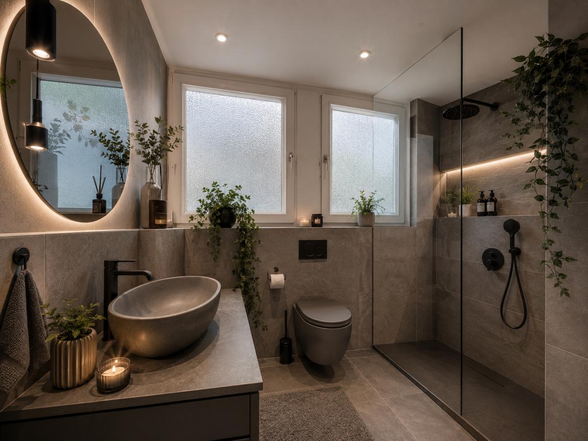 Gestaltungsbeispiel Badezimmer 