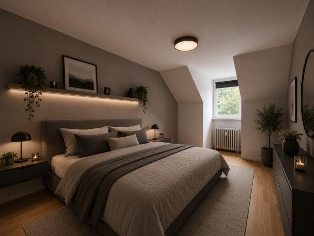 Gestaltungsbeispiel Schlafzimmer 