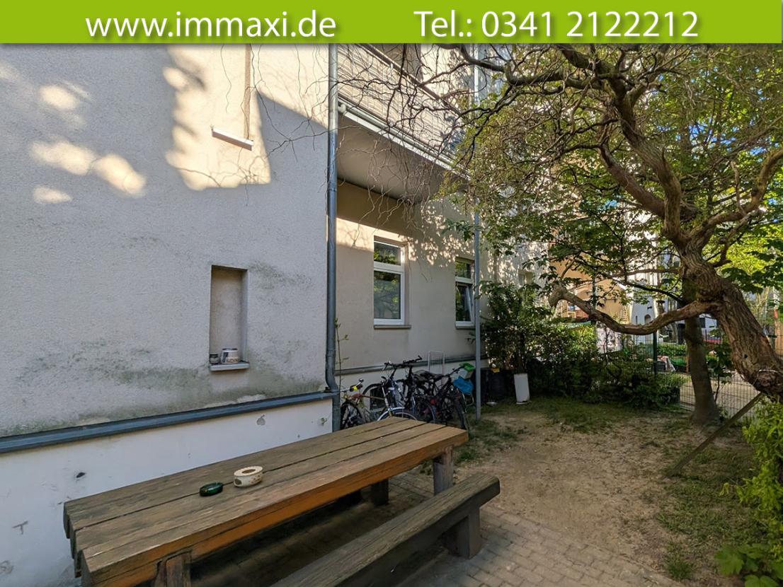 Hinterhof-Haus-Rückseite