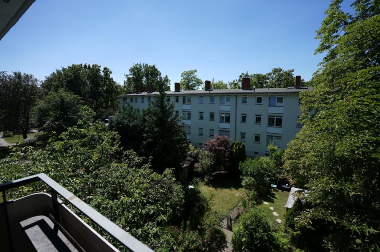 Blick vom Balkon