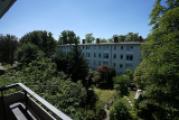 Blick vom Balkon