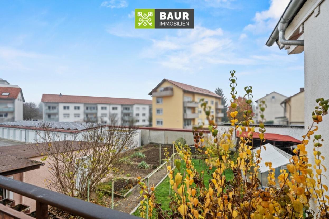 Ausblick vom Balkon