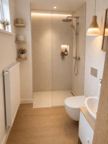 WC mit Dusche - Beispiel