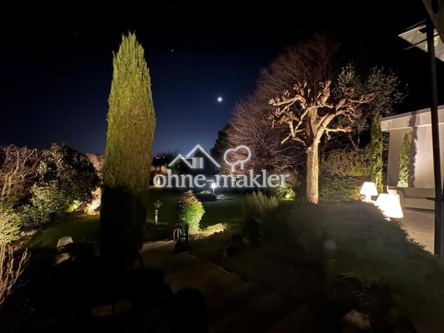 Garten bei Nacht
