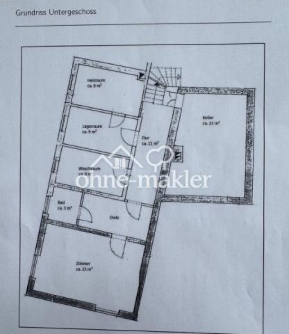 Grundriss Untergeschoss