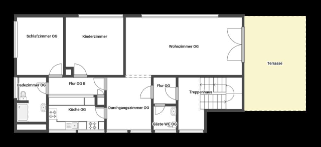 Grundriss Skizze OG