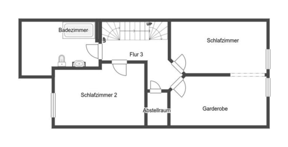 Grundriss Skizze 1.OG