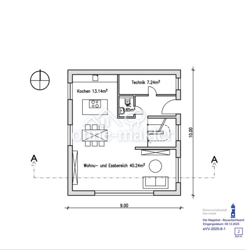 Grundriss EG Bauvoranfrage