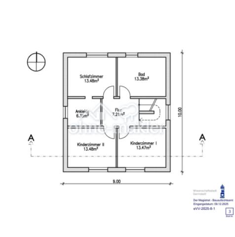 Grundriss OG Bauvoranfrage