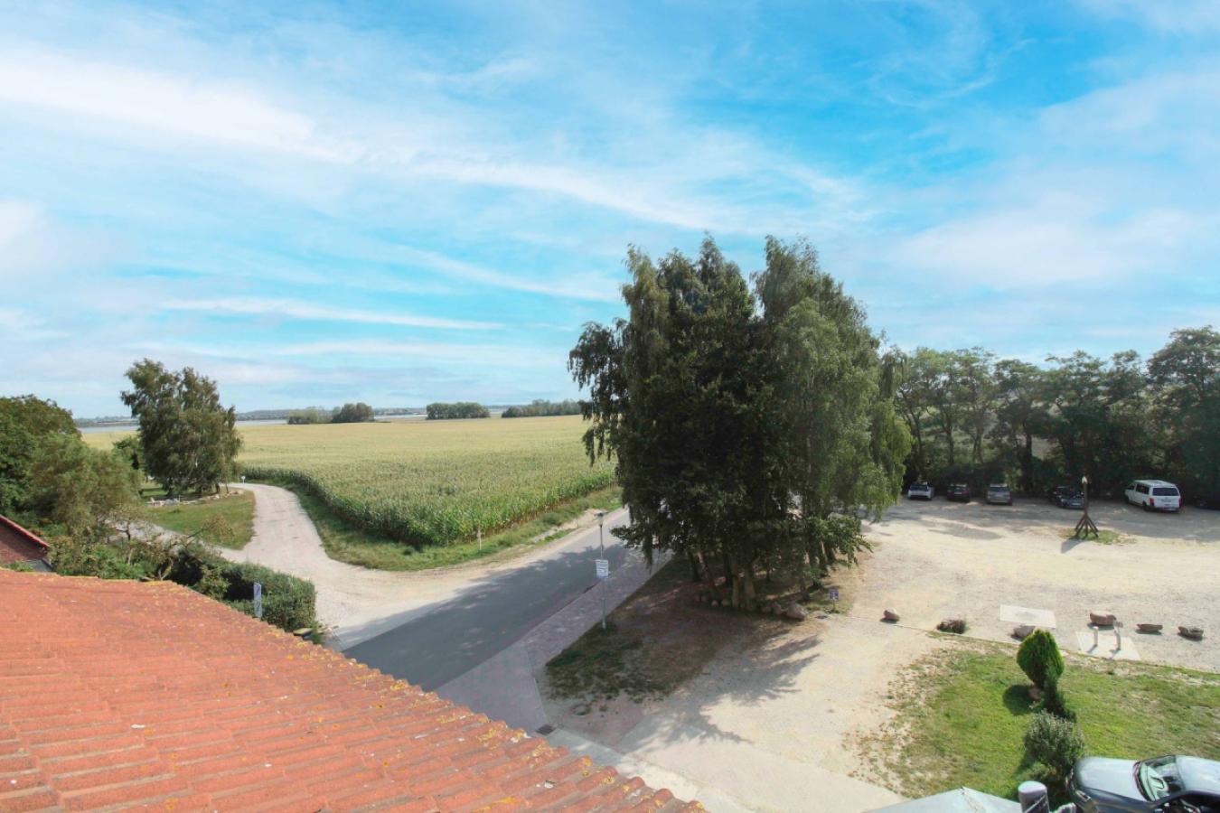Blick vom Balkon