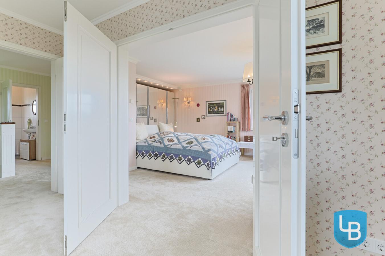 Blick ins Schlafzimmer