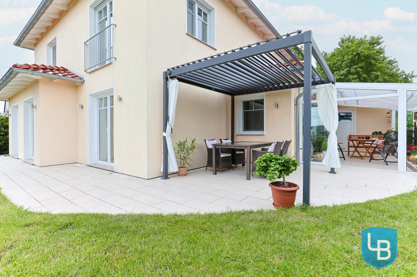 Überdachter Terrassenbereich