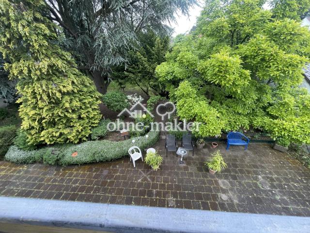 Blick vom Balkon