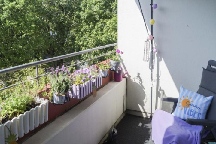 Balkon mit Süd-Ausrichtung