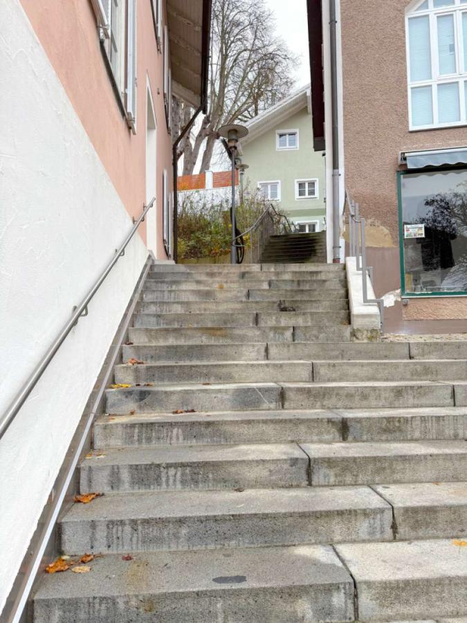 Treppe zum Haus