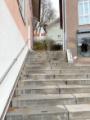 Treppe zum Haus