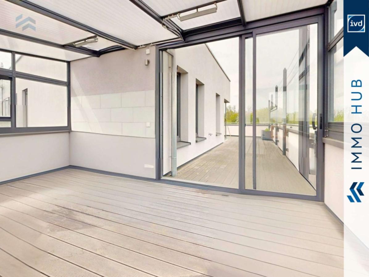 Glashaus auf Dachterrasse