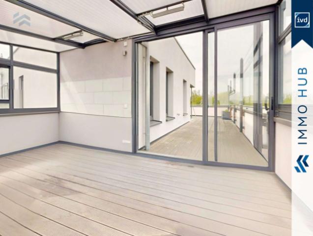 Glashaus auf Dachterrasse