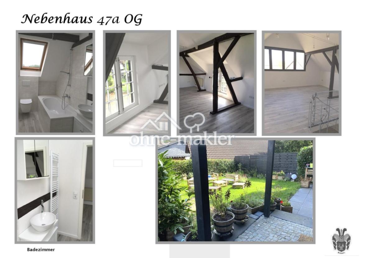 Nebenhaus 47a OG + Garten