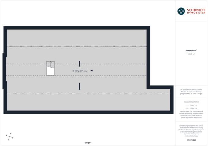 Grundriss Spitzboden