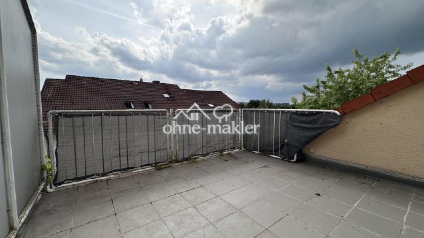 großer Balkon