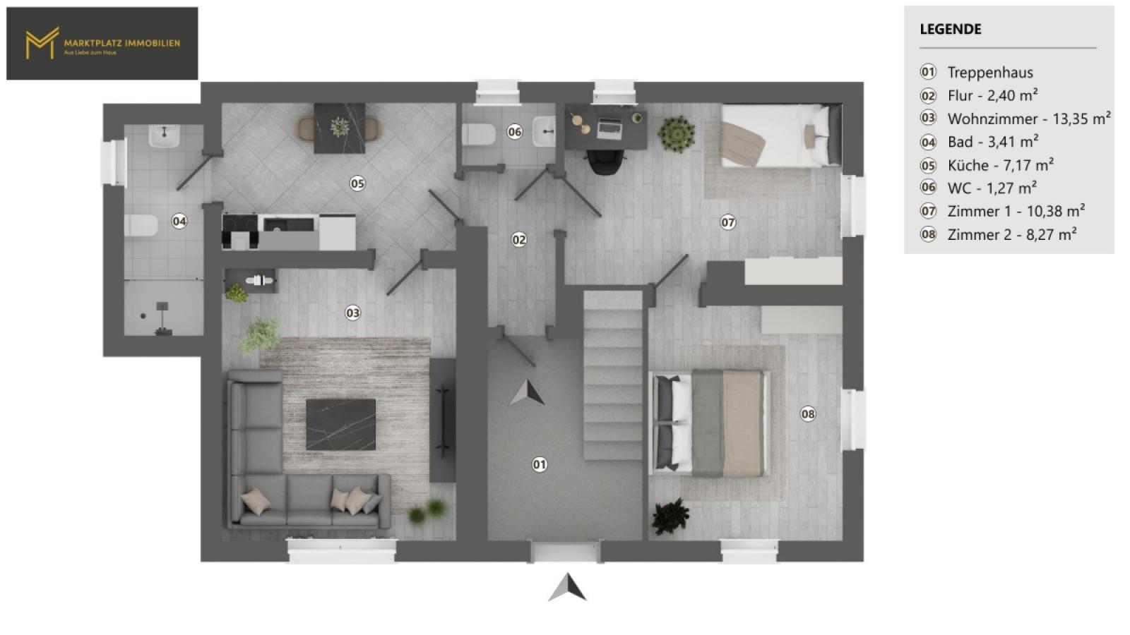 EG Haupthaus leerstehend