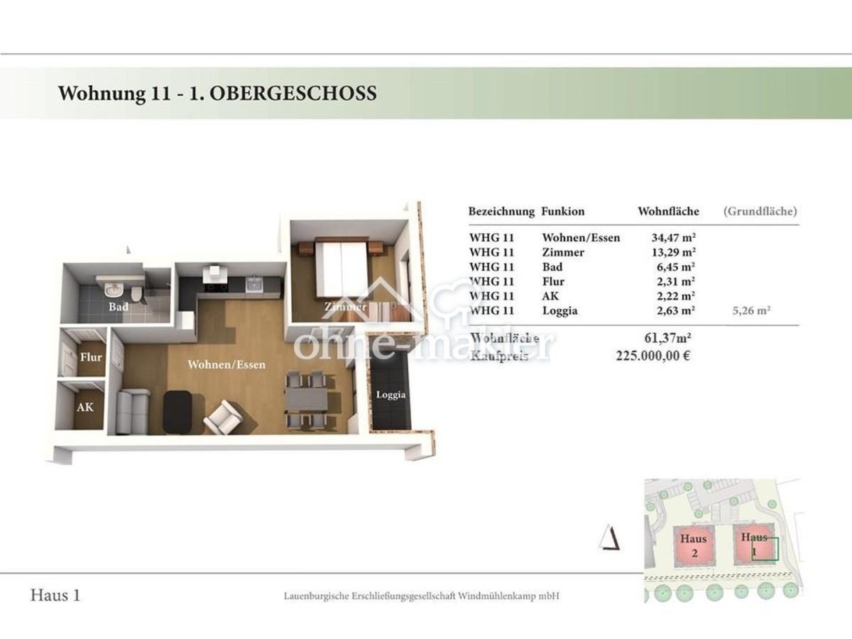1. OG Wohnung 1.11