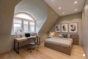 Schlafzimmer 2 im Dachgeschoss (virtuell bearbeitet)