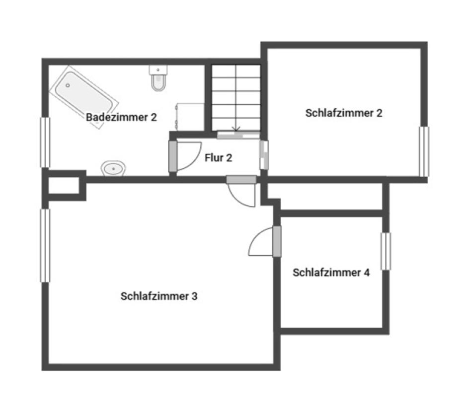 Grundriss Skizze DG