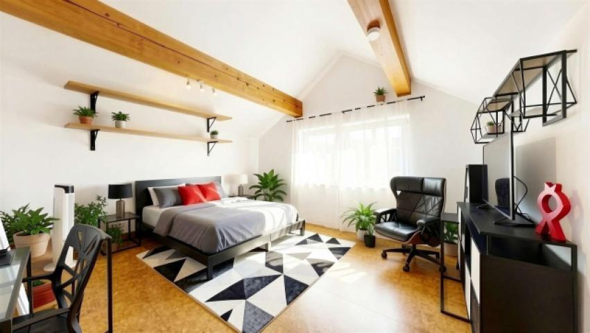 Schlafzimmer Studio - (KI generiert)