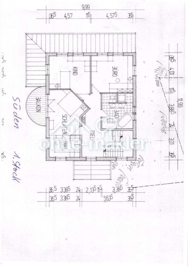 Grundriss 1.St