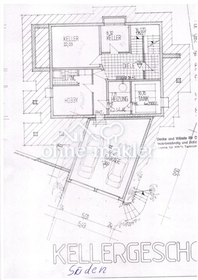 Grundriss Keller