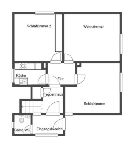 Grundriss Skizze EG