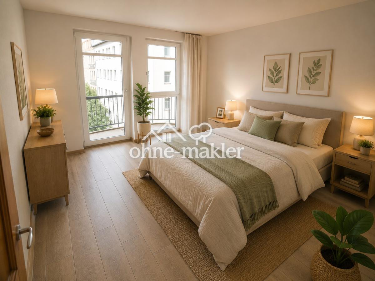 Schlafzimmer visualisiert