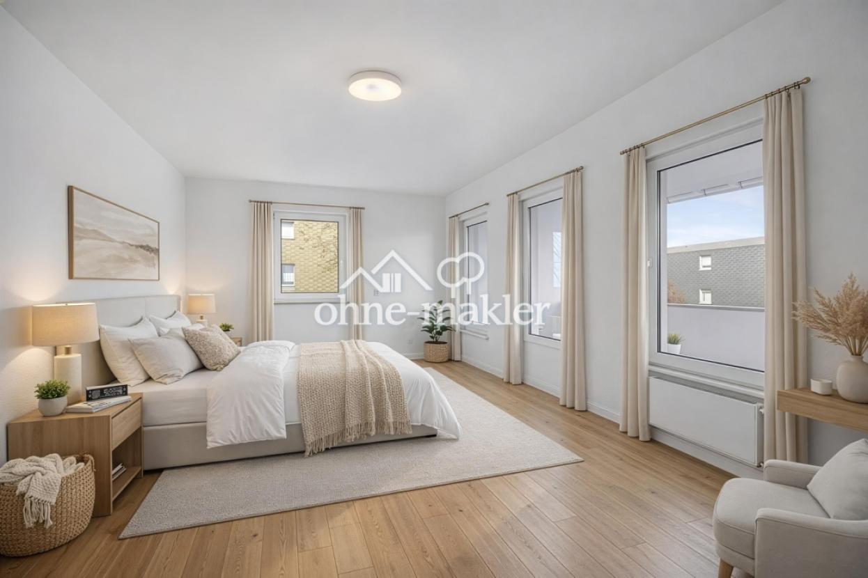 Schlafzimmer 1.OG visualisiert