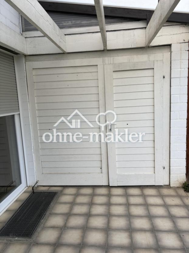 Abstellkammer Terrasse