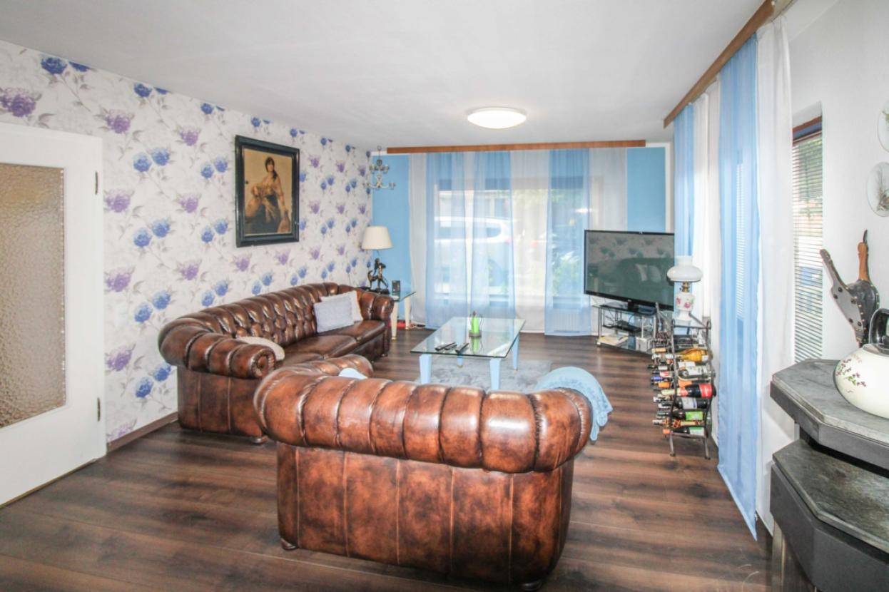 Wohnzimmer EG mit Kaminofen