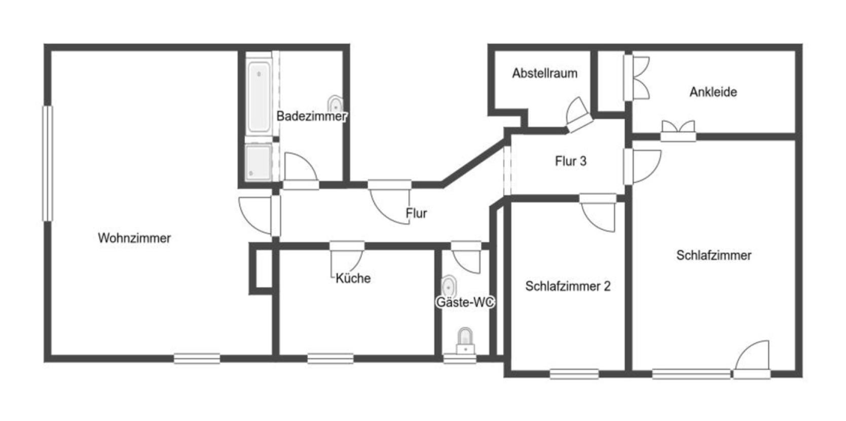 Grundriss Skizze
