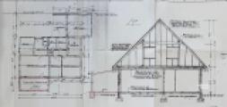 Grundriss EG + Schnitt mit Wintergarten