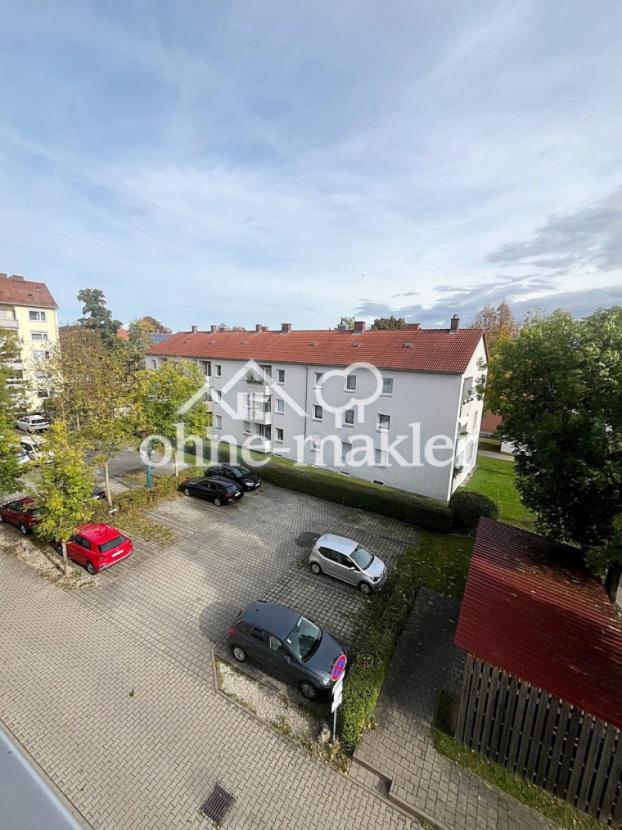 Aussicht zu dem Stellplatz