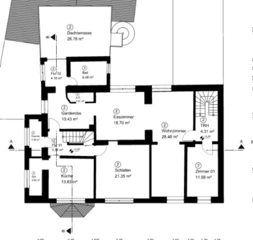 Grundriss Obergeschoss