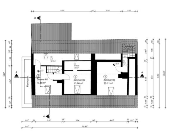 Grundriss Dachgeschoss